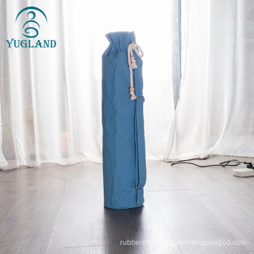 yugland China wholesale factory price Fabric cotton Carry Strap Drawstring mat yoga sport bags